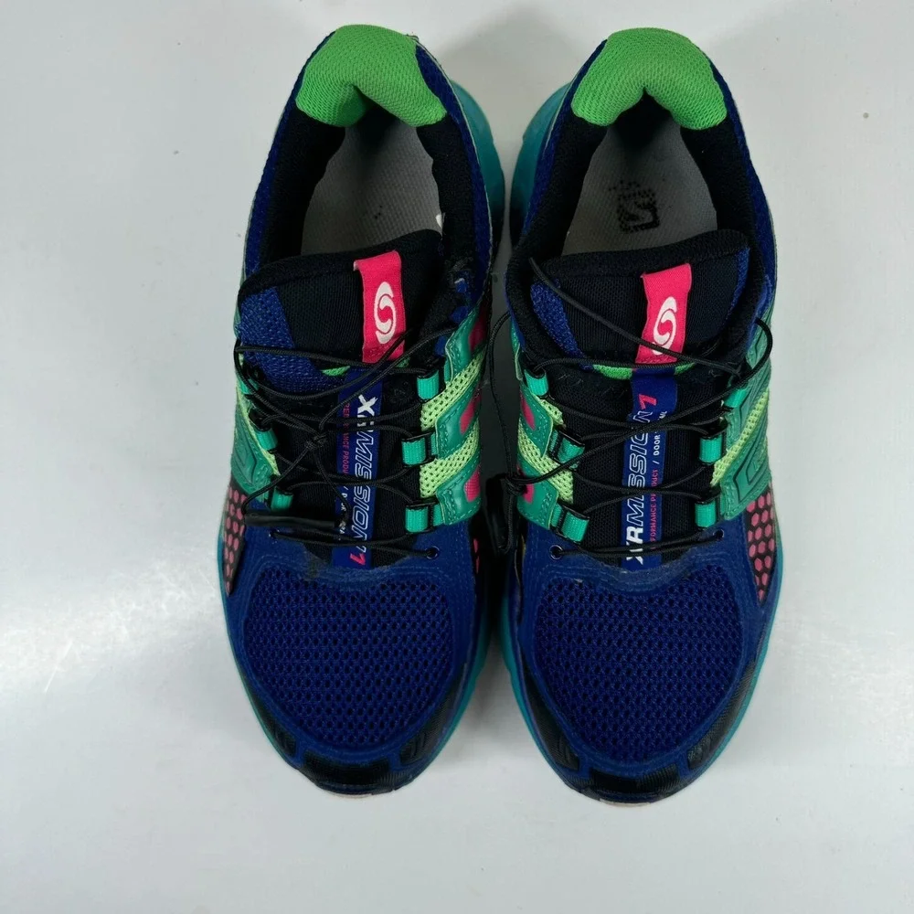 Salomon XR Mission 1 Women's US 8.5 Blue Hiking Trail Running Sneakers 369533